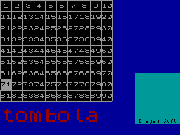 Screen from Tombola