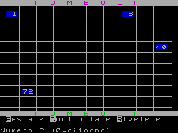 Screen from Tombola