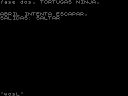Screen from Las Tortugas Ninja