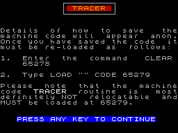 Screen from Tracer