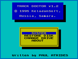 Screen from Track Doctor