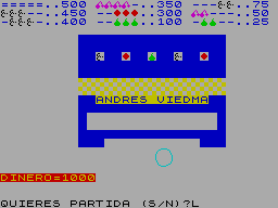 Screen from Tragaperras