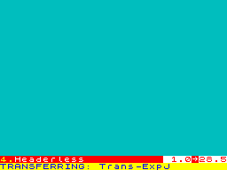 Screen from Trans-Express 85.2 - Tape to Cartridge