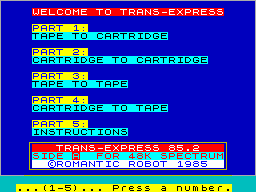 Screen from Trans-Express 85.2