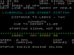 Screen from Trans-Pennine Express