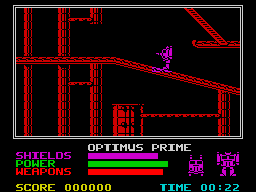 Screen from The Transformers