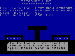 Screen from Treasure Hunt