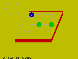 Screen from Tres en Raya
