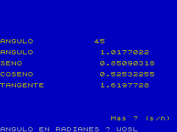 Screen from Trigonometria