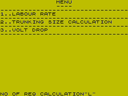 Screen from Triple Program