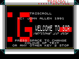 Screen from Triscroll