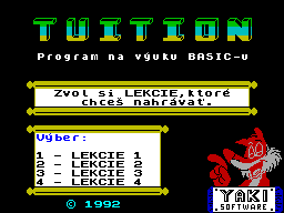 Screen from Tuition