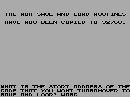 Screen from Turbo Mover