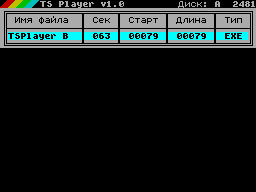 Screen from Turbo Sound Music Player