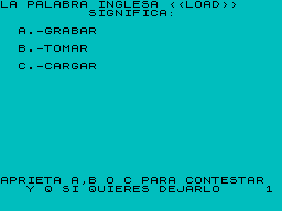 Screen from Tutor de Ingles