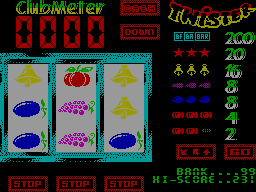Screen from Twister Fruit Machine