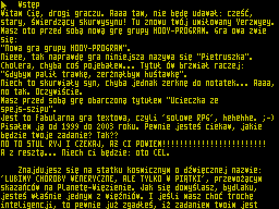 Screen from Ucieczka ze Spejs-Szipu