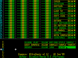 Screen from UltraSonic