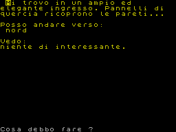 Screen from Un Delitto