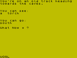 Screen from Underground Adventure