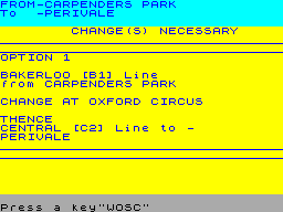 Screen from Underground