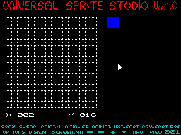 Screen from Universal Sprite Studio