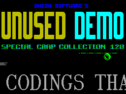 Screen from Unused Demo