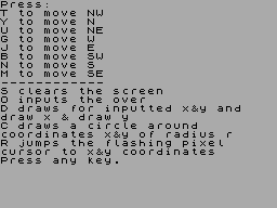 Screen from Utility Draw