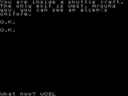Screen from V - The Adventure