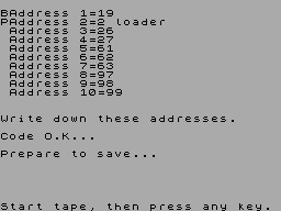 Screen from VDU 19