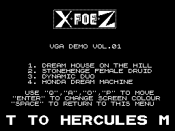 Screen from VGA Demo volume 1