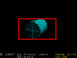 Screen from VU-3D Animations