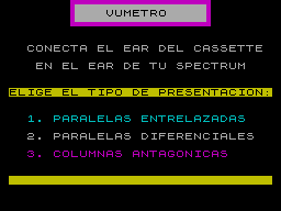 Screen from VUmetro
