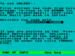 Screen from Valery