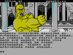 Screen from Vengador (La Senda del Tigre I)