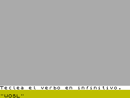 Screen from Verbos