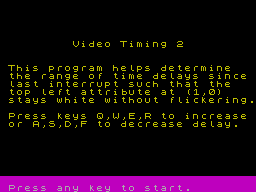 Screen from VideoTime 2