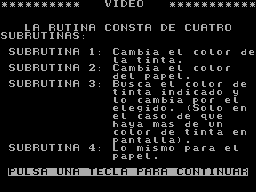 Screen from Video