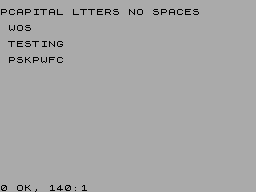 Screen from Vignere Cipher