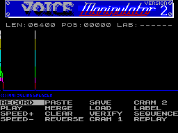 Screen from Voice Manipulator 2