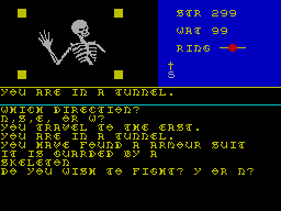 Screen from Volcanic Dungeon