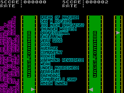 Screen from Waggle-O-Mania!