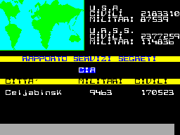 Screen from War Game