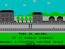 Screen from The War of the Worlds