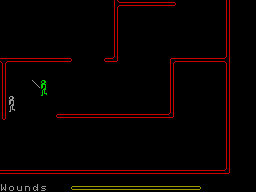 Screen from The Warlock of Firetop Mountain