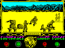 Screen from The Way of the Tiger