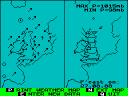 Screen from Weathermap