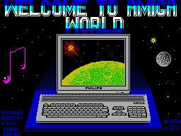 Screen from Welcome to Amiga World