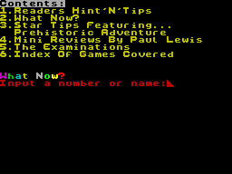 Screen from What Now? issue 4
