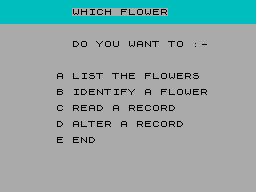 Screen from Which Flower?